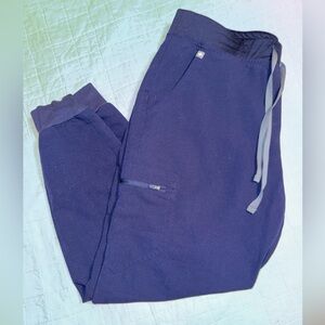 FIGs jogger scrub bottom, navy blue, size XL